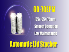 Il metallo automatico può facendo la tensione dell'impilatore 380V 50Hz del coperchio della macchina