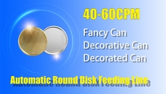 Alimentatore rotondo automatico del disco per la latta rotonda