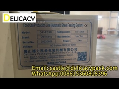 Caricatore automatico e sistema di alimentazione del foglio per la linea di produzione inferiore 83 / 99 / 127 mm