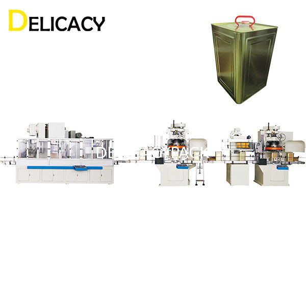 20CPM Linea di produzione di barattoli di latta automatico, grande CE di Tin Making Machine del quadrato certificato