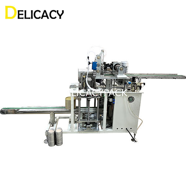 Il metallo automatico può facendo la tensione dell'impilatore 380V 50Hz del coperchio della macchina