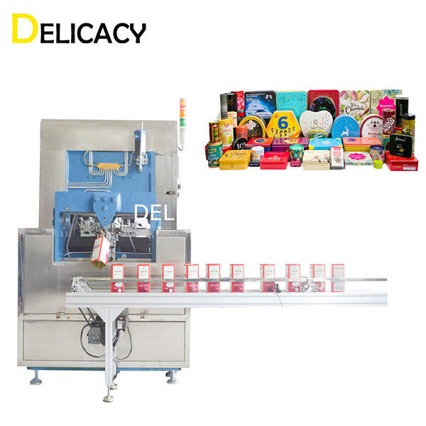 Cioccolato irregolare Tin Can Locking del quadrato regolabile di Macchina per fabbricare scatole di latta For di larghezza