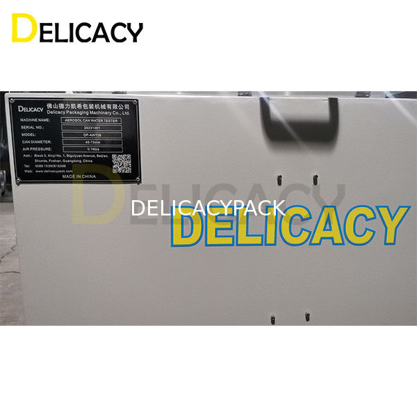 0.1Mpa Pressione dell'aria Aerosol può rilevare perdite per aerosol può rendere la macchina di alta efficienza