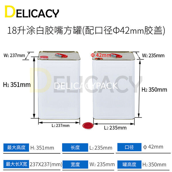 Linea di produzione automatica a 3 fasi per contenitori di stagno da 18L