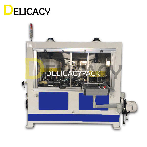 Macchina automatica per la fabbricazione di lattine di metallo per il collo, per il sigillamento delle lattine di latte in polvere