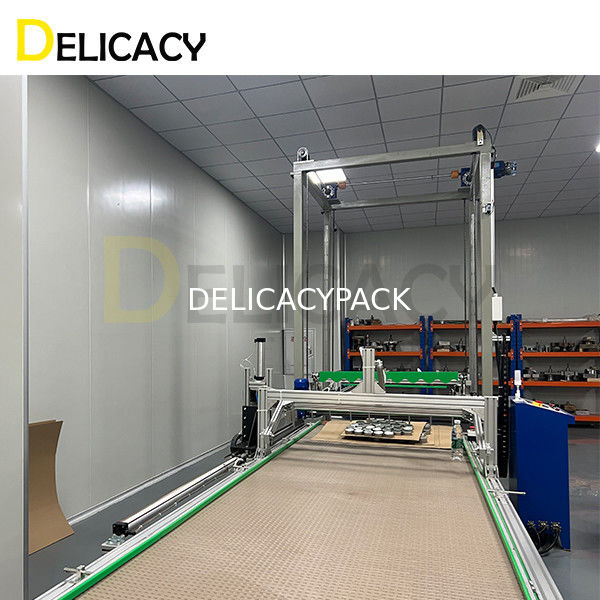 Macchina di pallettizzazione automatizzata delle lattine di stagno Migliorare l'efficienza della produzione con il sistema di pallettizzazione intelligente