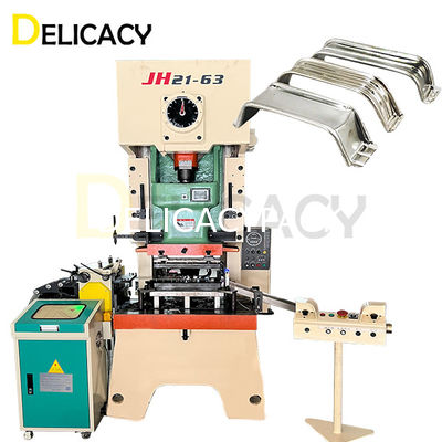 Barattolo di latta automatico che fa la linea di fabbricazione della maniglia superiore della latta rettangolare della macchina 4L