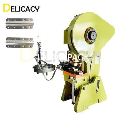 Linea automatica per la produzione di alette rettangolari per lattine per un risparmio di materiale del 100%.